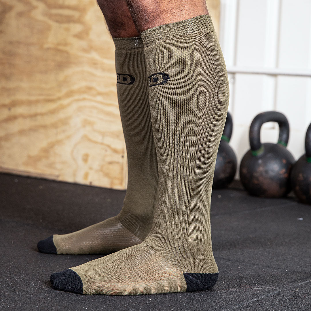 Endure Green Deadlift Socks