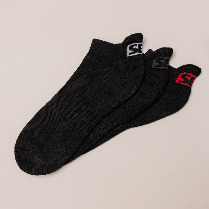 Multipack Black Trainer Socks