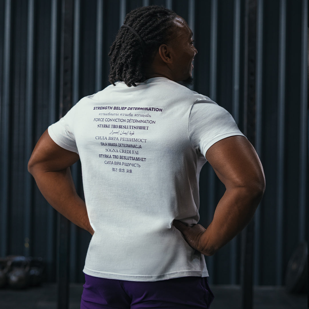 Aspire Off White T-Shirt