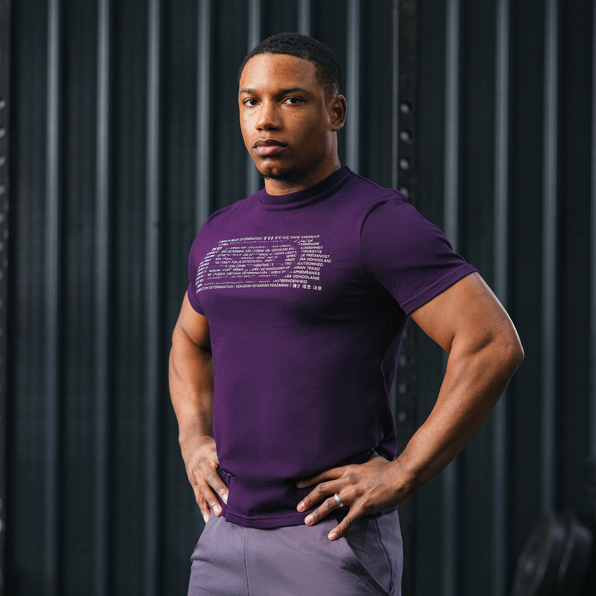 Men's Aspire Purple T-Shirt