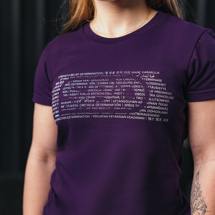 Women's Aspire Purple T-Shirt
