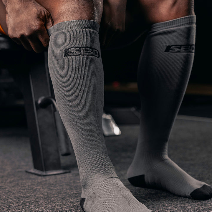 Forge Grey Deadlift Socks