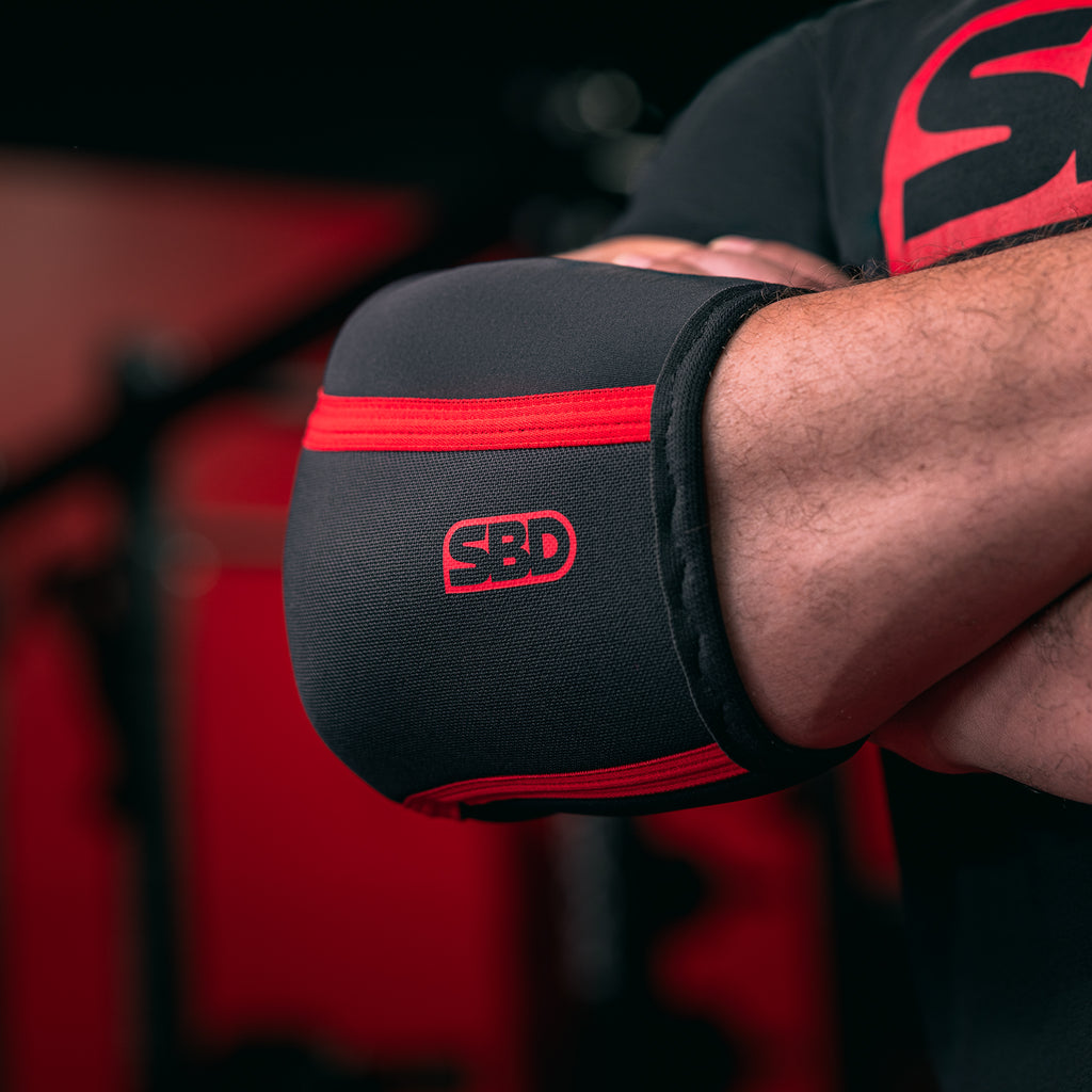 SBD Elbow Sleeves S 黒/赤 Elbow Sleeves – SBD Apparel