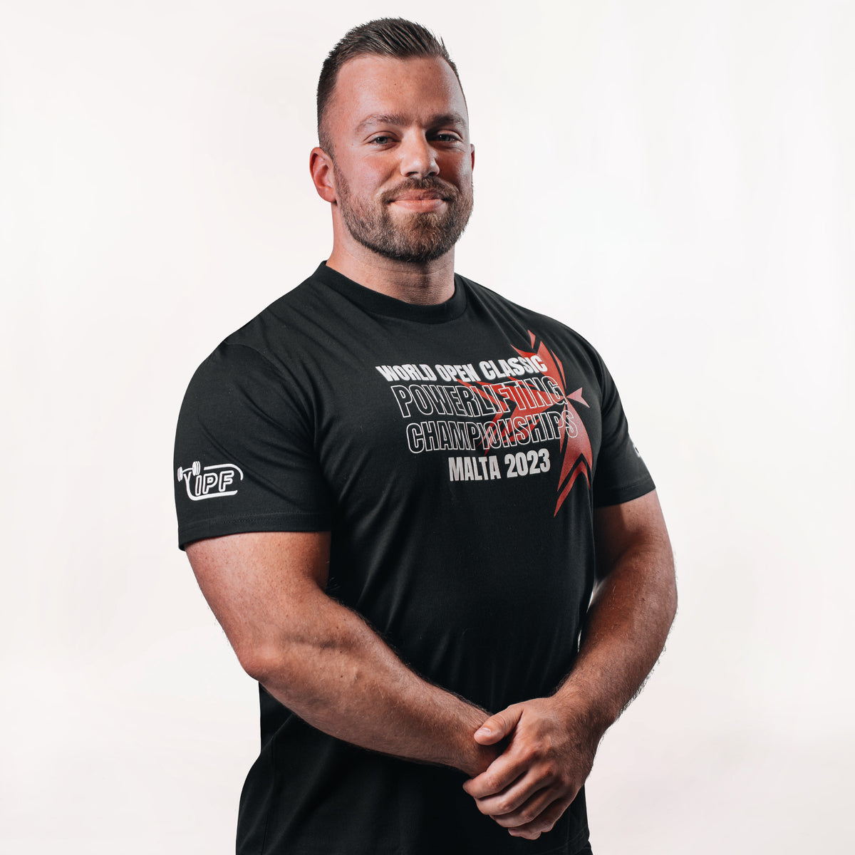 Men's 2023 IPF Classic Worlds Competition T-Shirt