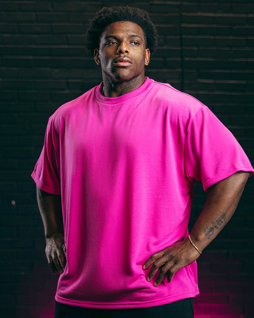 Nova Glow Pink Oversized T-Shirt