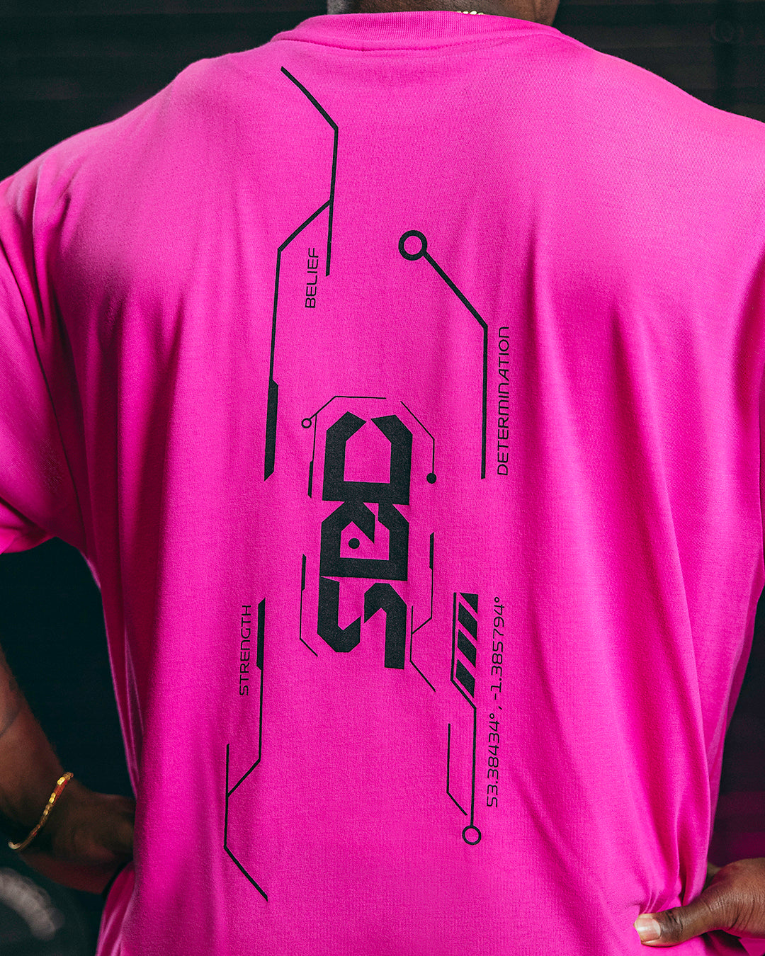 Nova Glow Pink Oversized T-Shirt