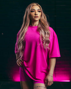 Nova Glow Pink Oversized T-Shirt