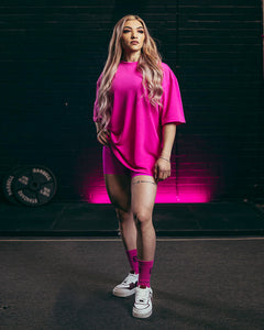Nova Glow Pink Oversized T-Shirt
