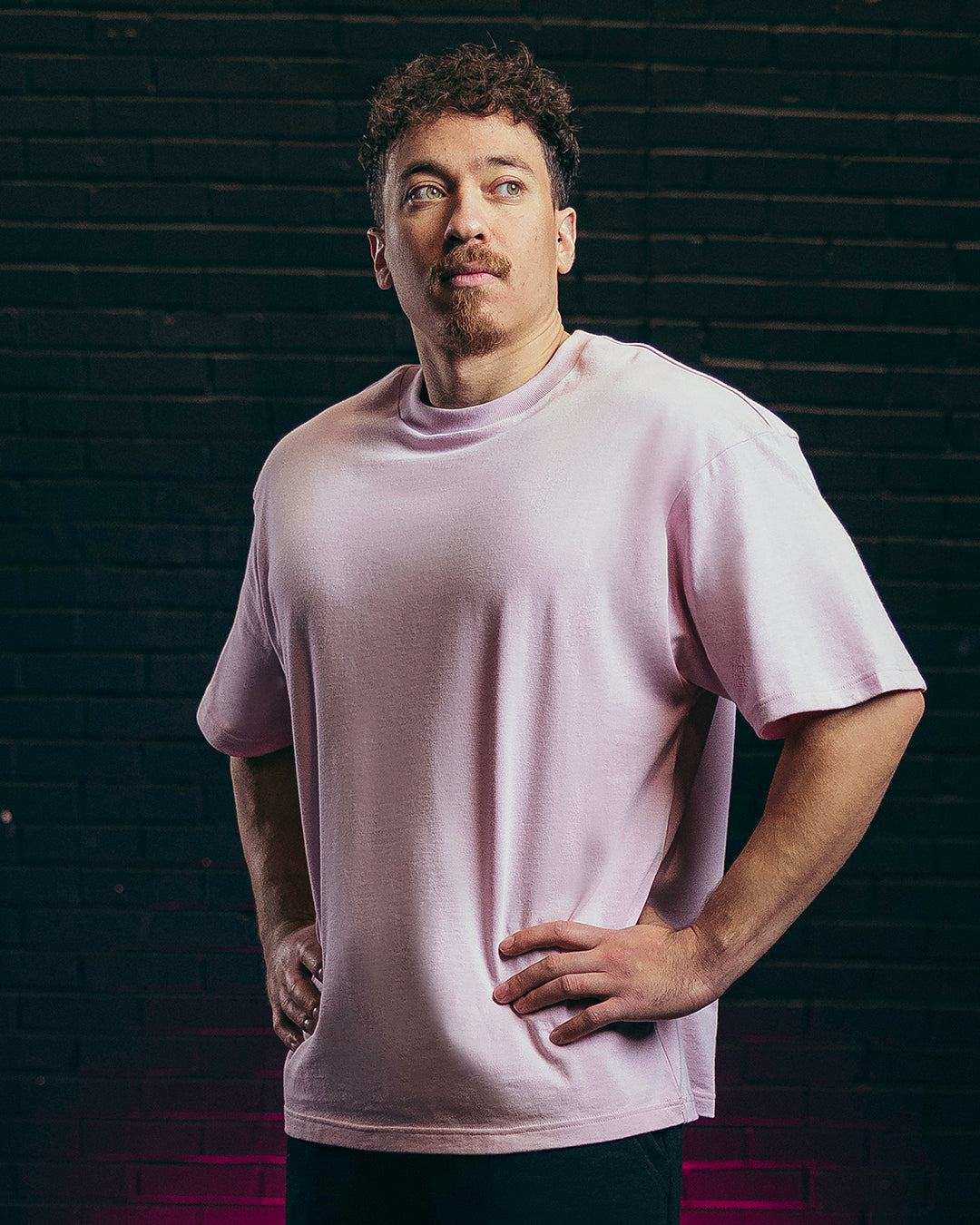 Nova Pastel Pink Oversized T-Shirt