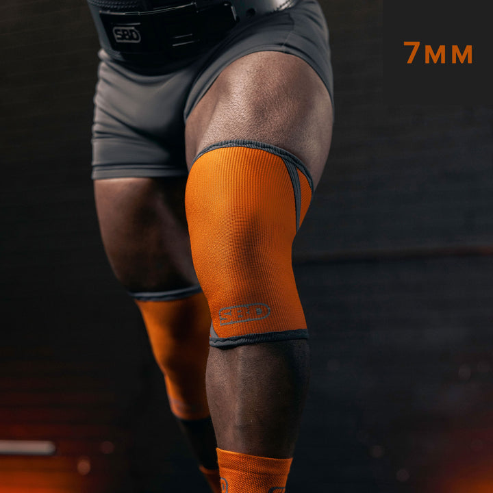 Forge Orange Powerlifting Knee Sleeves