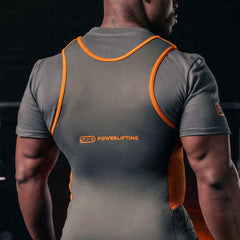 Men's Forge Grey Powerlifting Singlet