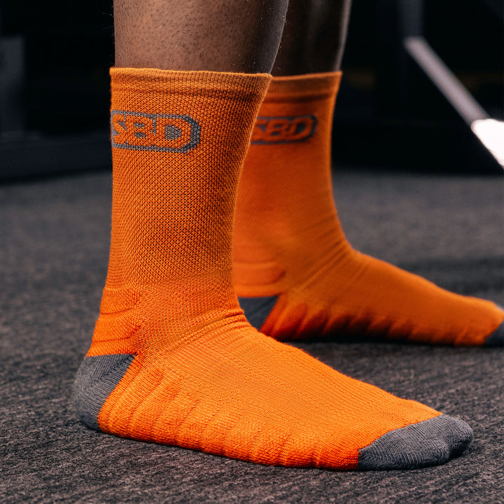 Forge Orange Sports Socks