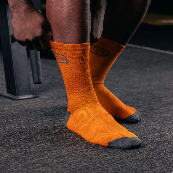 Forge Orange Sports Socks