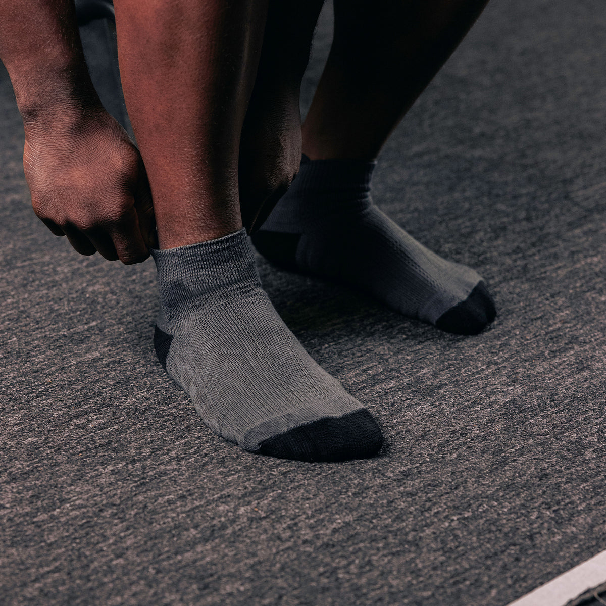 Forge Grey Trainer Socks