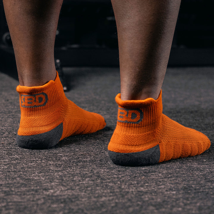 Forge Orange Trainer Socks