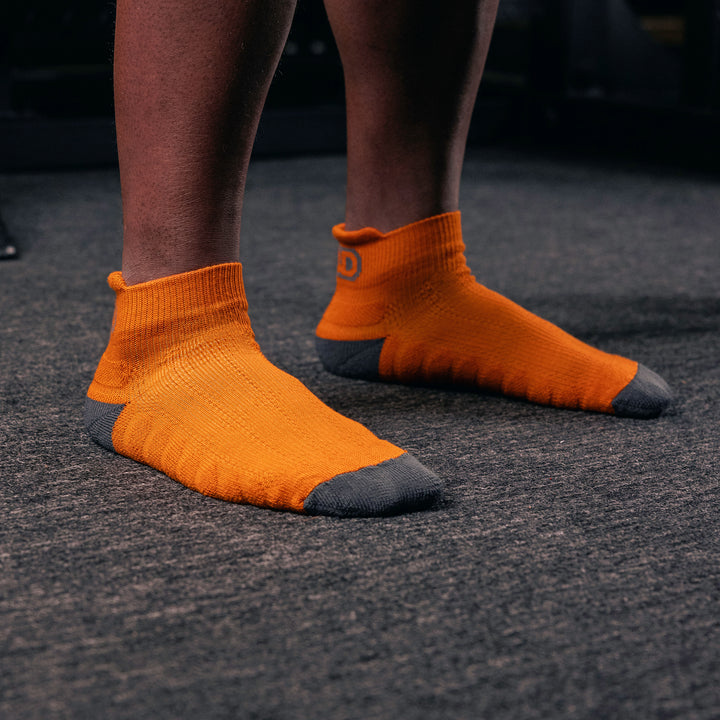 Forge Orange Trainer Socks