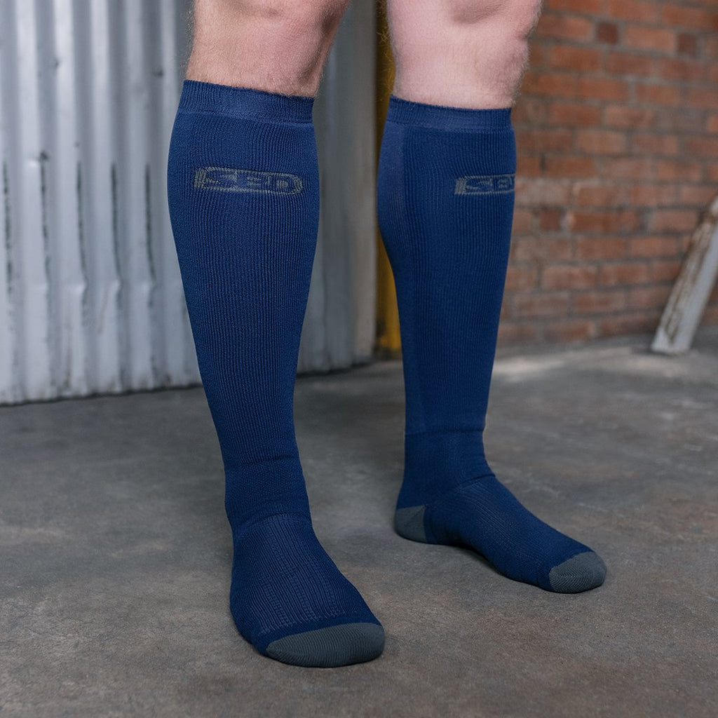 Storm Navy Deadlift Socks