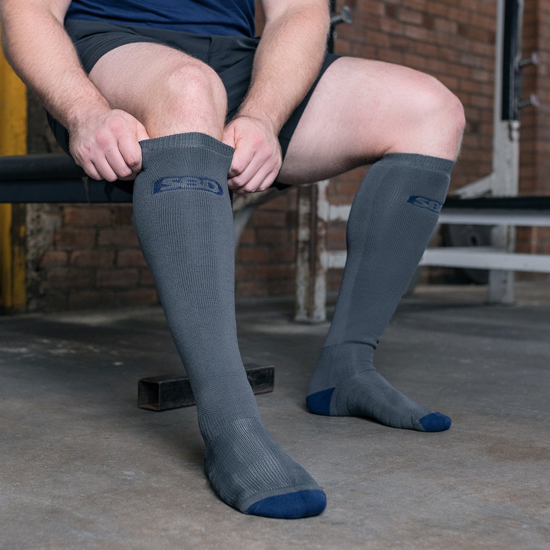 Storm Grey Deadlift Socks