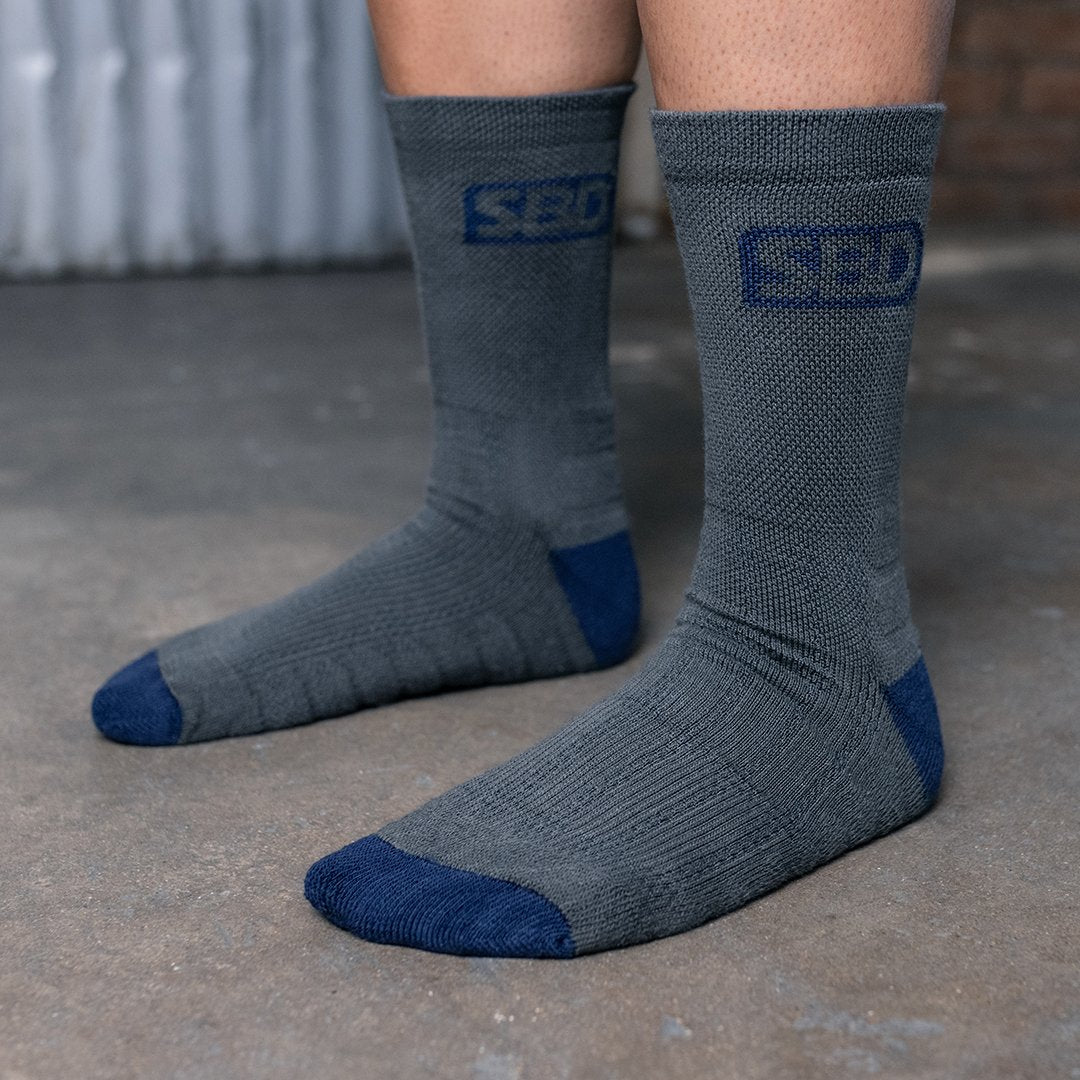 Storm Grey Sports Socks