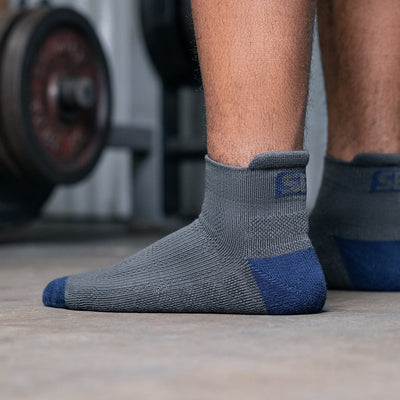 Storm Grey Trainer Socks
