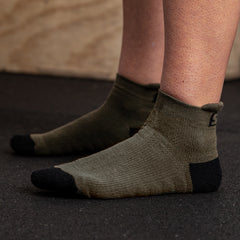 Endure Green Trainer Socks